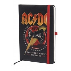 Cuaderno AC/DC A5 de luxe