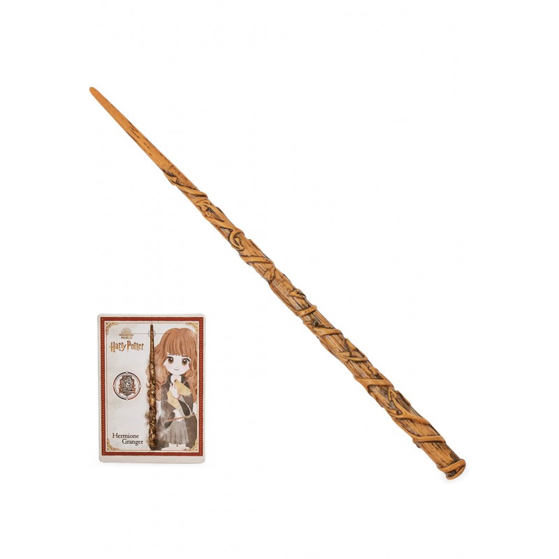 Varita de Hermione Granger de 30 cm con Tarjeta de Hechizo