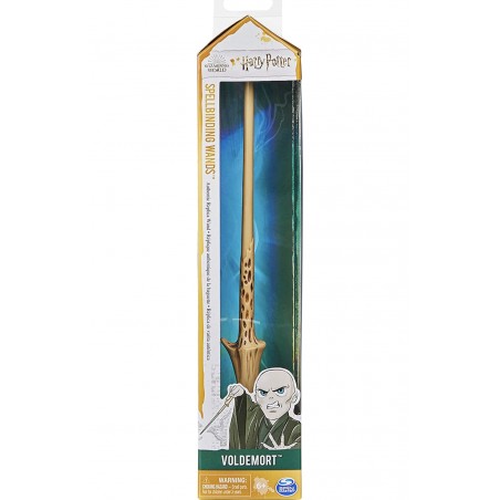 Varita de Voldemort Original de 30 cm con Tarjeta de Hechizo