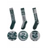 Calcetines Slytherin (Juego de 3) 35 a 45 Licencia Oficial