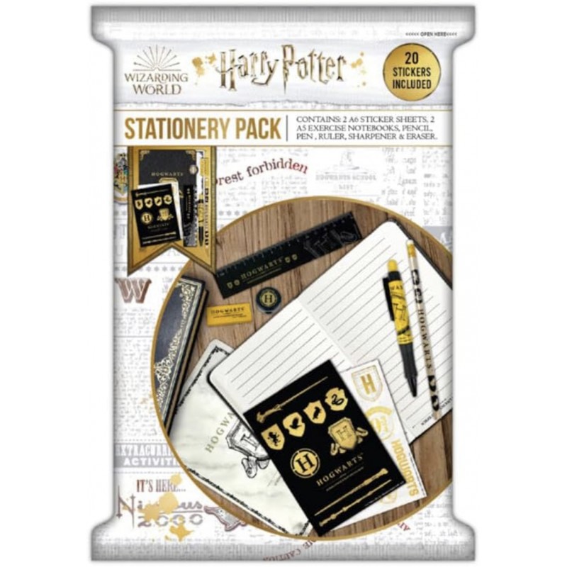 Set de papelería Hogwarts de Harry Potter