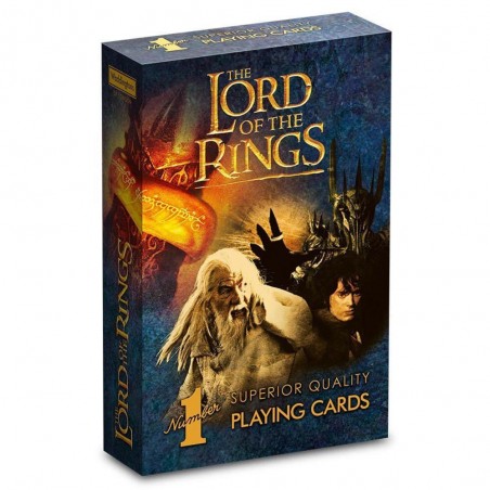 El señor de los anillos baraja cartas poker