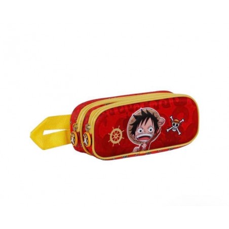 One piece estuche doble 3D