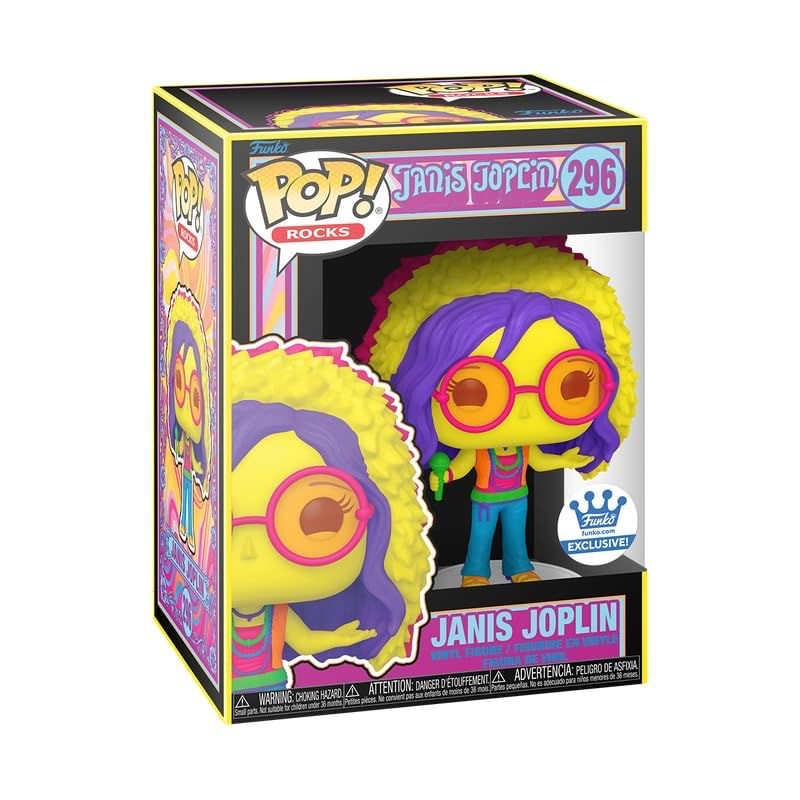 Funko POP! Janis Joplin 296 – Black Light / Neon