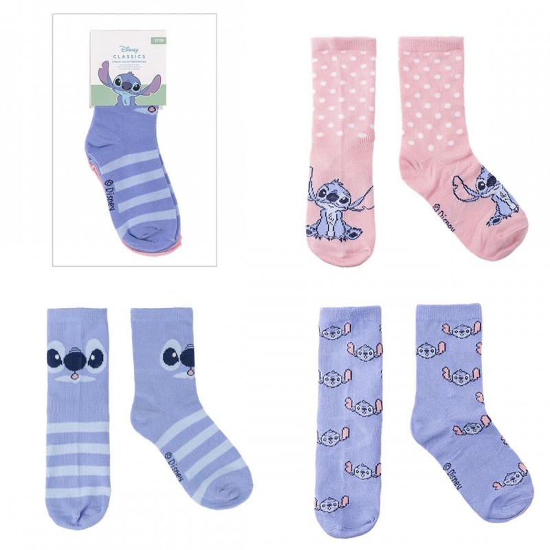 Pack 3 calcetines Lilo y Stitch 27/30