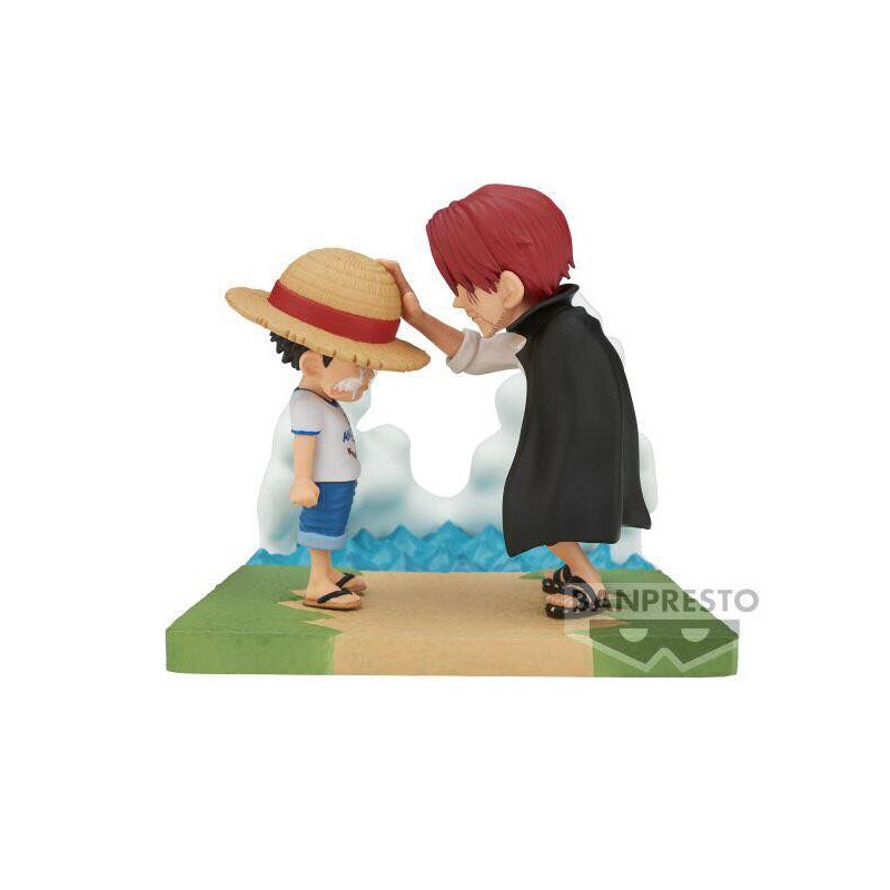 One piece Luffy y Shanks Banpresto