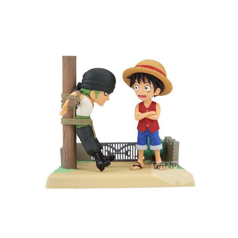 One Piece Luffy con Zoro Banpresto