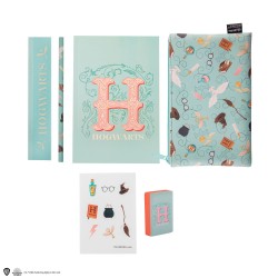 Harry Potter set escolar Hogwarts celeste