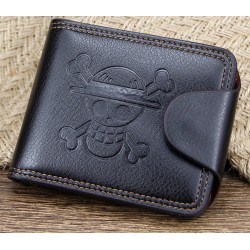 One Piece cartera negra