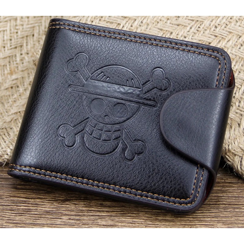 One Piece cartera negra