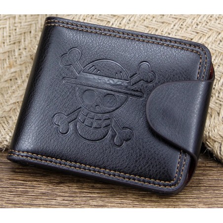 One Piece cartera negra