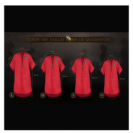 Uniforme  Quidditch Gryffindor talla kids