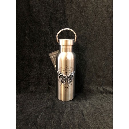 Botella aluminio calavera 500ml