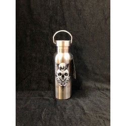 Botella aluminio calavera 500ml