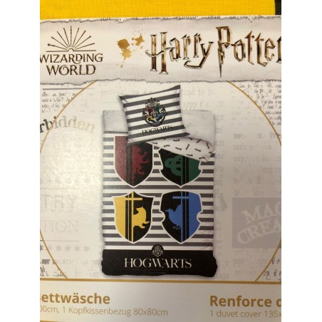 Harry Potter funda nórdica individual casas