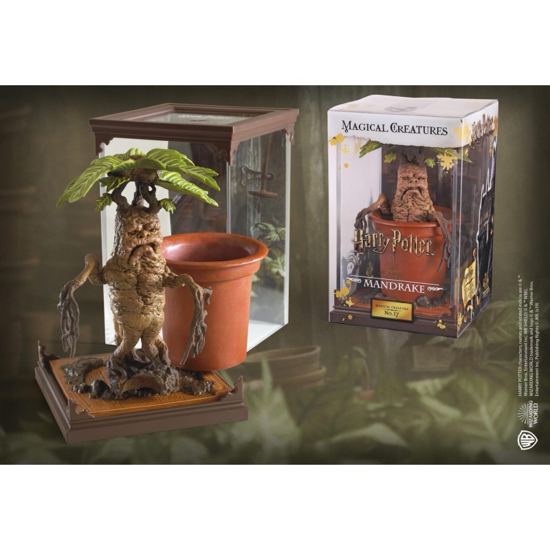 Figura resina mandrágora de Harry Potter