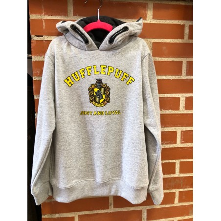 Sudadera Hufflepuff capucha talla 8a