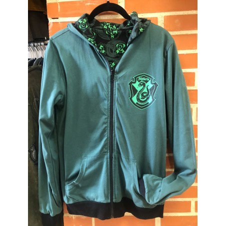 Chaqueta sudadera reversible Slytherin oficial talla 12a