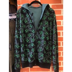 Chaqueta sudadera reversible Slytherin oficial talla 12a
