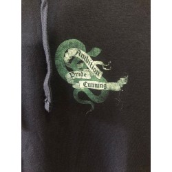 Sudadera capucha principios Slytherin talla S