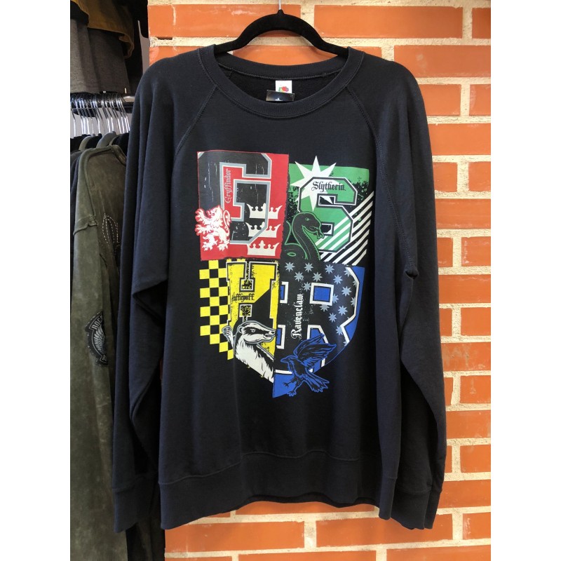 Sudadera oficial casas de Hogwarts talla L