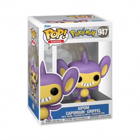Funko Pokemon Aipom Capumain Griffel 947
