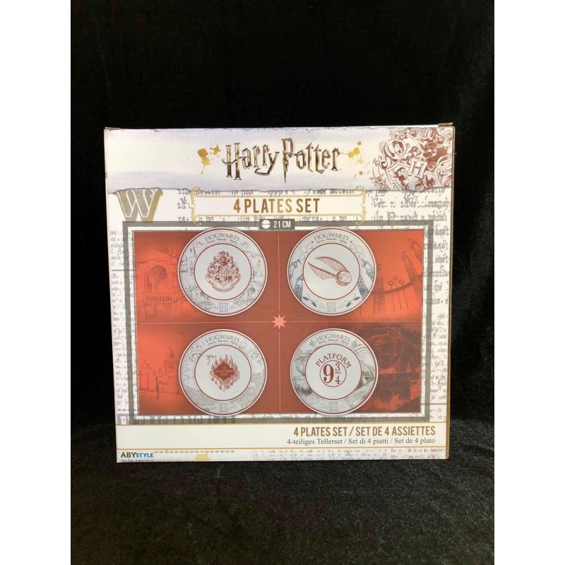 Harry Potter set platos universo Harry multicolor