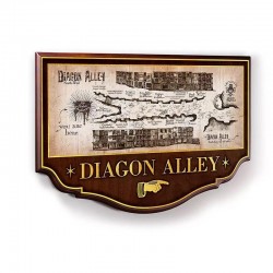Placa madera callejón Diagon