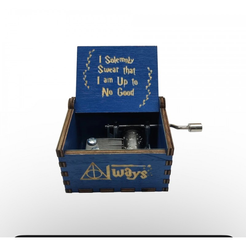 Harry Potter cajita musical manual azul