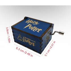 Harry Potter cajita musical manual azul